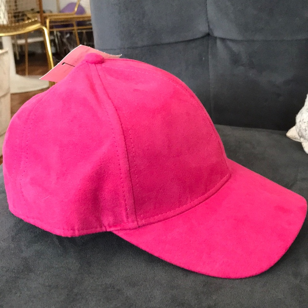 Pink faux shade baseball style hat